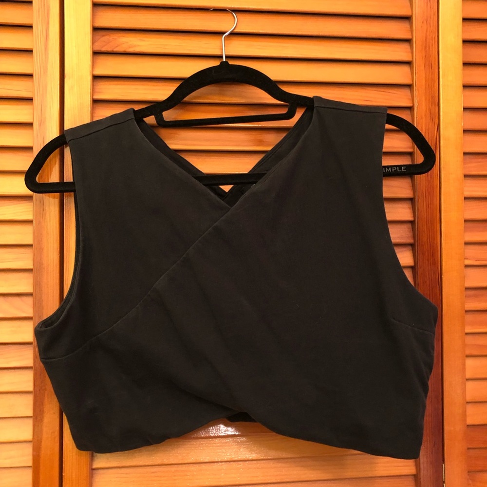 kate spade Black Crop Top